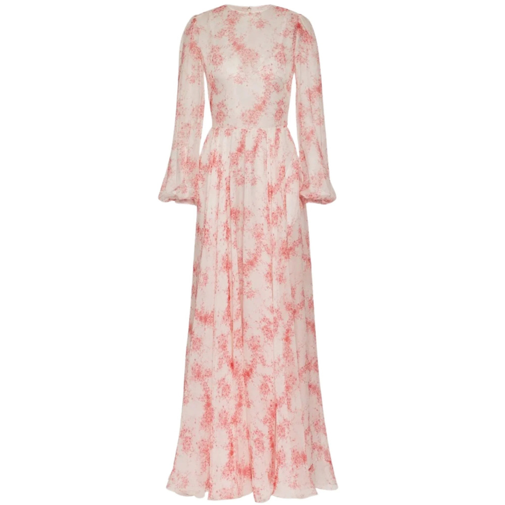 Valentino - Floral Print Silk Maxi Gown - IT 42